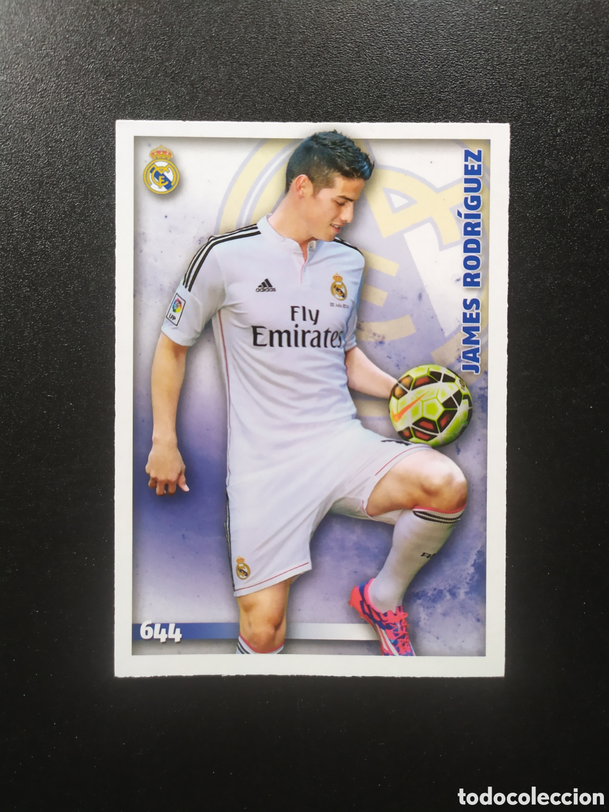 Figurine di Calcio: Mundicromo fichas Liga 2014 2015 14 15 James Rodr&iacute;guez n&deg; 644 Real Madrid