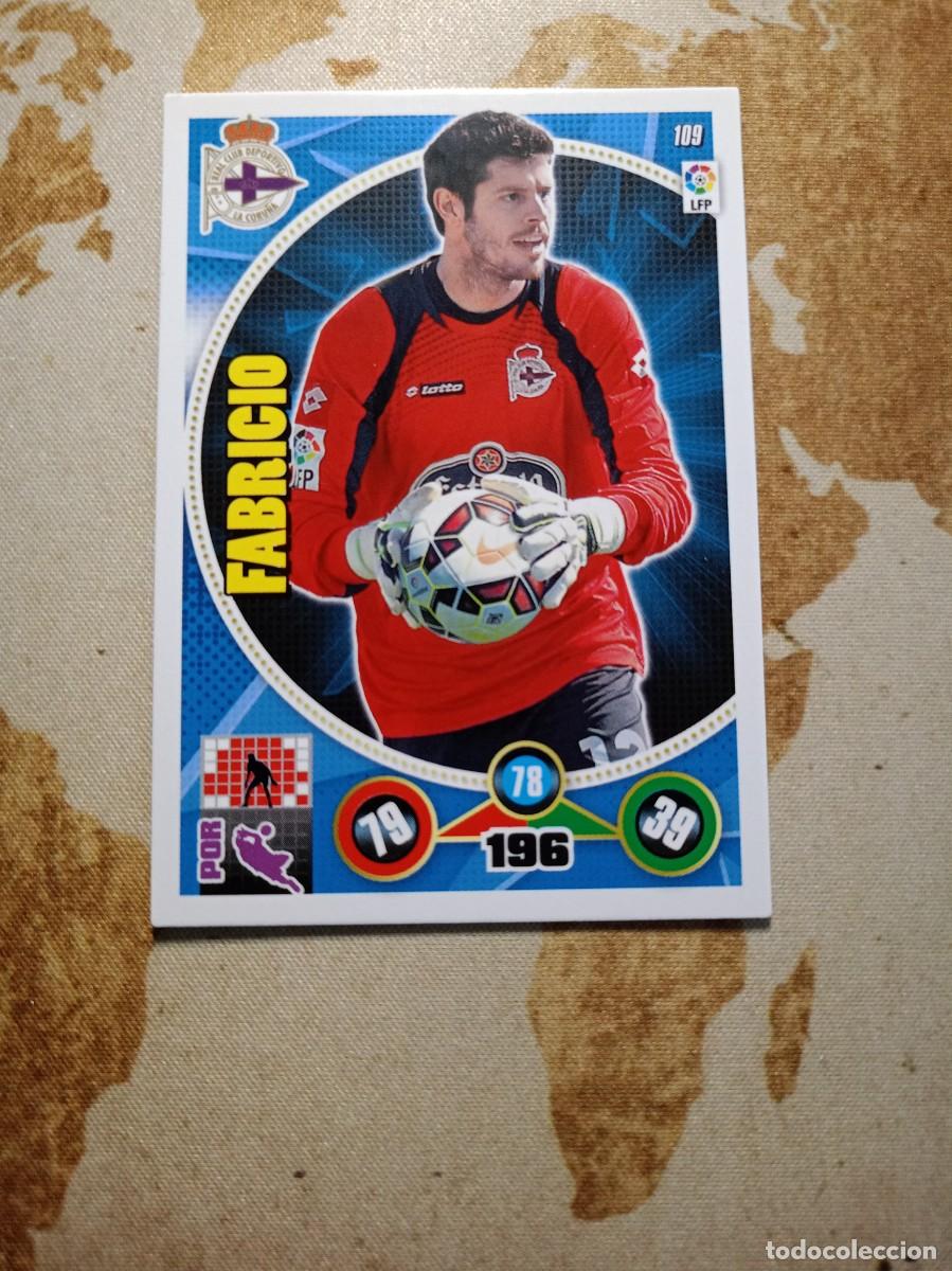 Football Stickers: Deportivo 109 FABRICIO Adrenalyn 2014-15