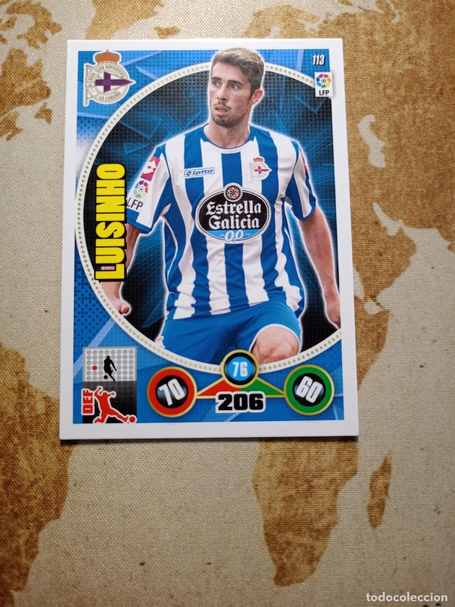 Fu&szlig;ball-Sticker: Deportivo 113 LUISINHO Adrenalyn 2014-15