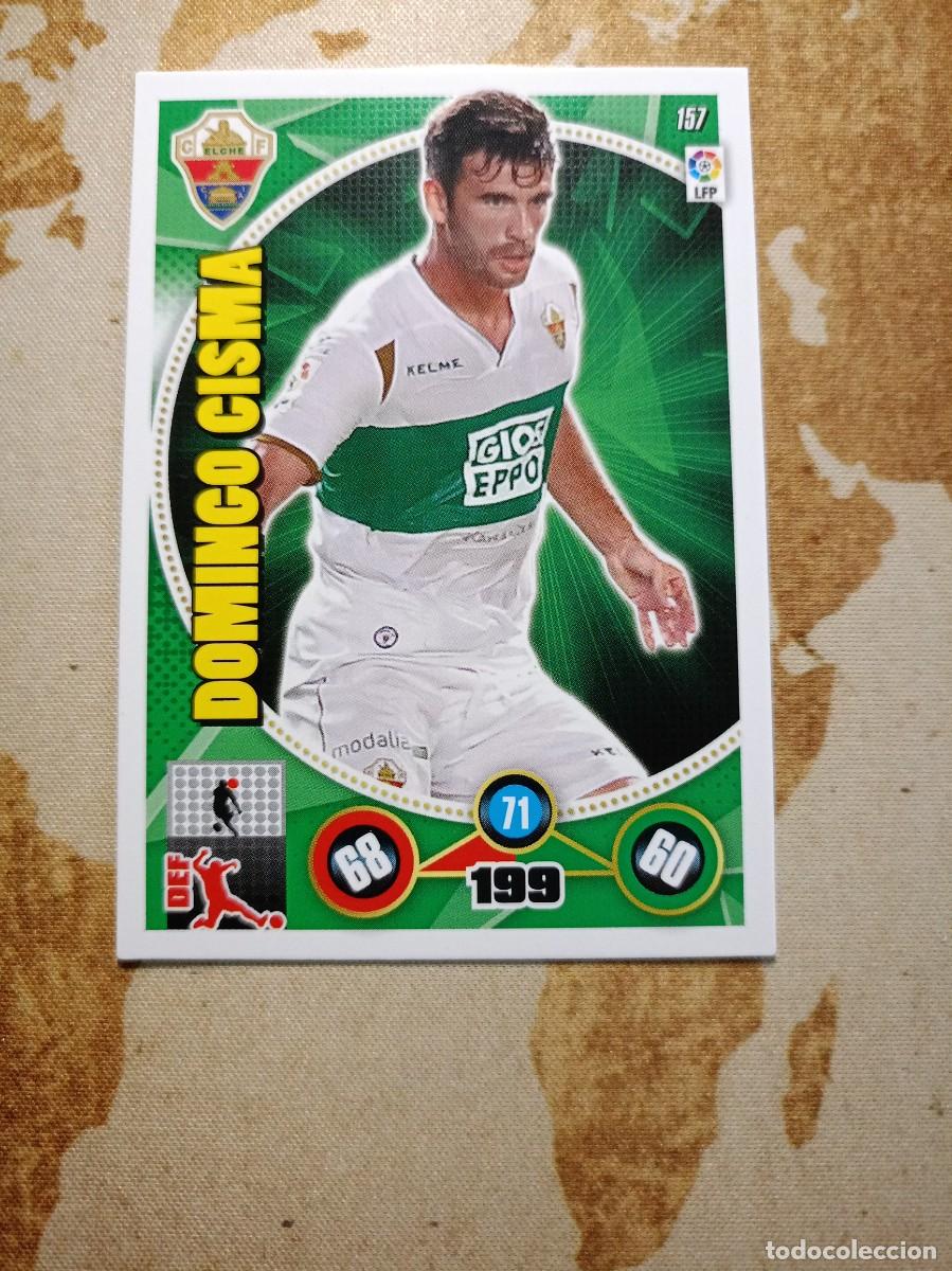 Fu&szlig;ball-Sticker: Elche 157 DOMINGO CISMA Adrenalyn 2014-15