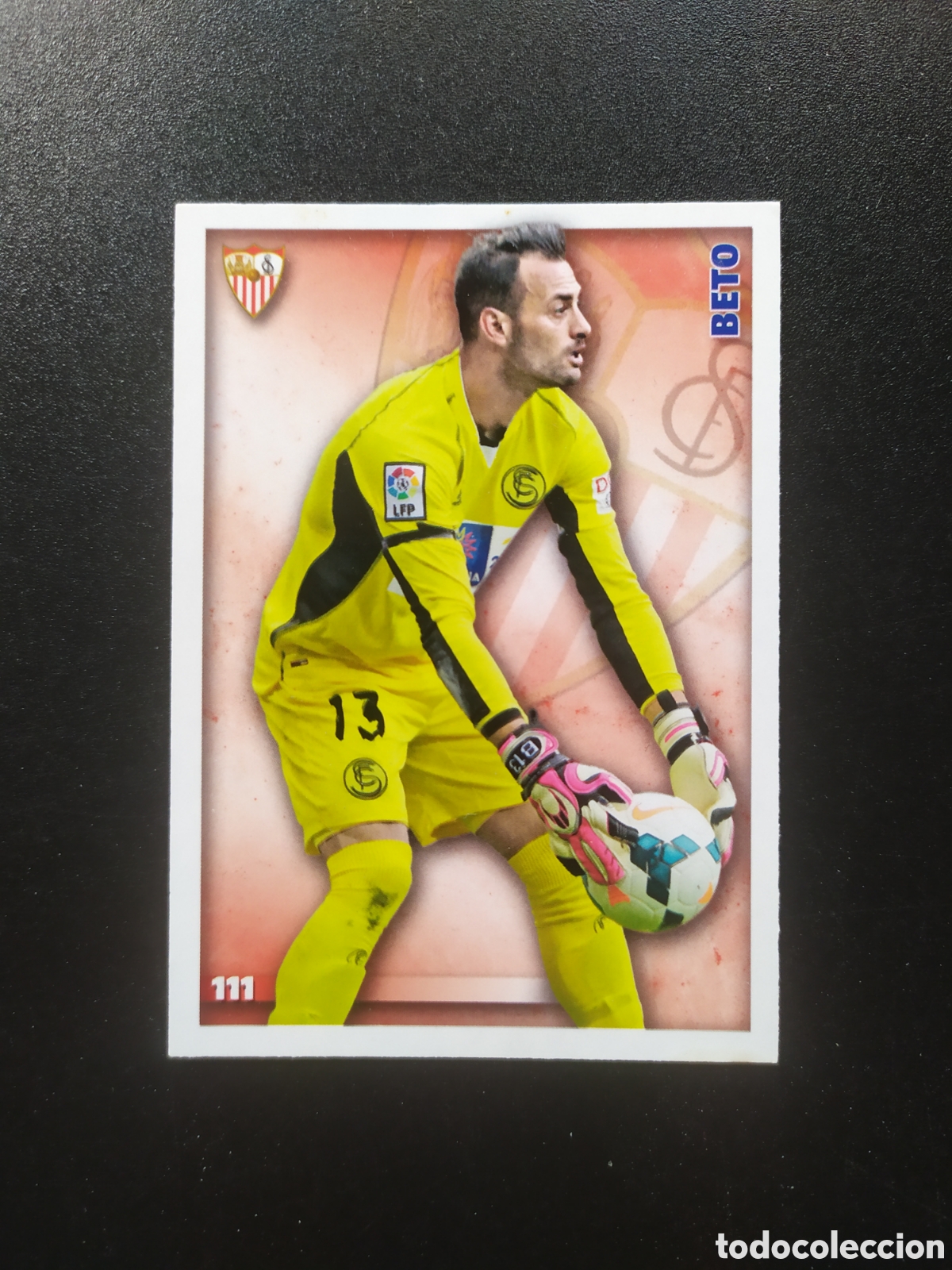 Figurine di Calcio: Mundicromo fichas Liga 2014 2015 14 15 Beto n&deg; 111 Sevilla