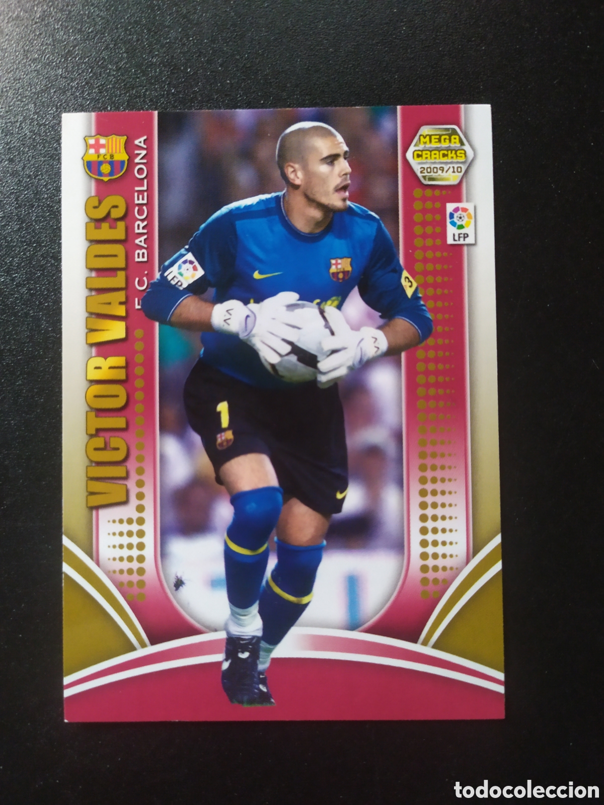 Cromos de f&uacute;tbol: Megacracks 2009 2010 09 10 panini V&iacute;ctor Vald&eacute;s n&deg; 56 Barcelona