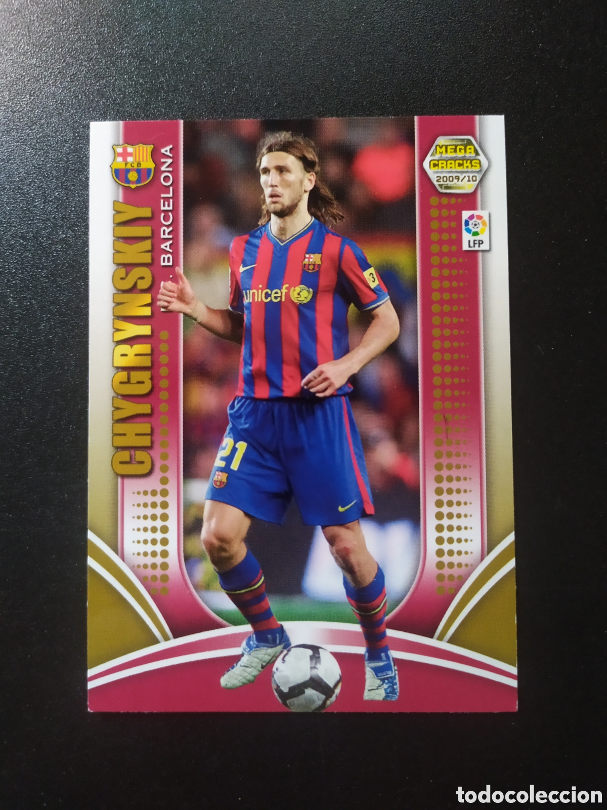 Fu&szlig;ball-Sticker: Megacracks 2009 2010 09 10 panini Chygrynskiy n&deg; 61 Barcelona