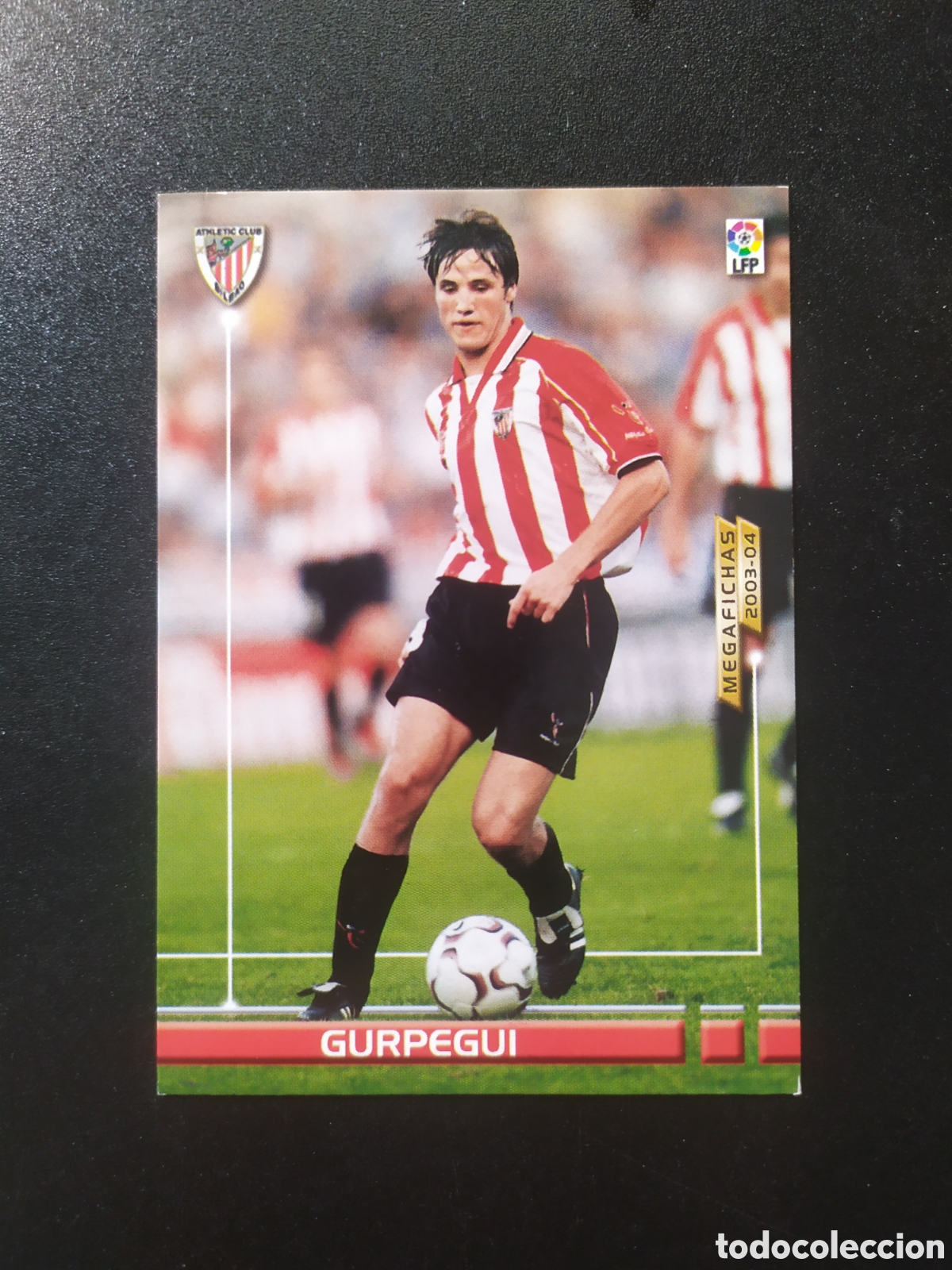 Fu&szlig;ball-Sticker: Megafichas 2003 2004 03 04 panini Gurpegui versi&oacute;n 1 l&iacute;inea n&ordm; 29 Athletic Bilbao megacracks