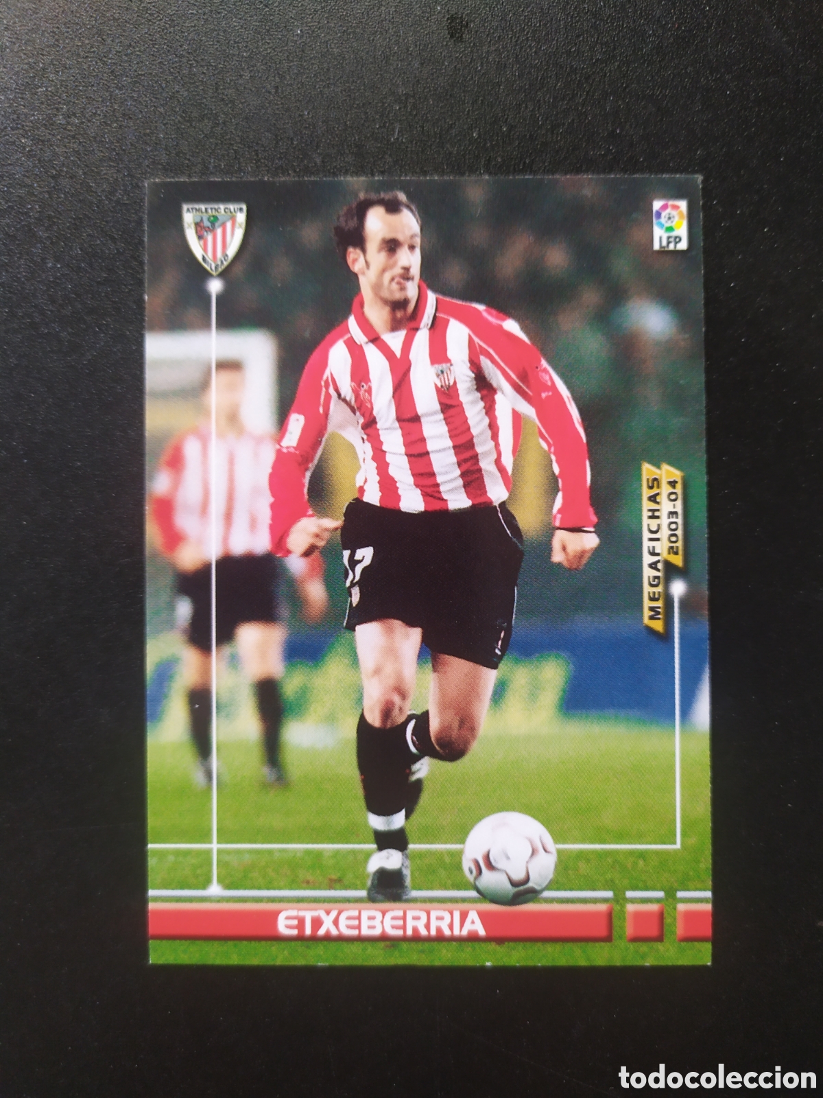 Cromos de f&uacute;tbol: Megafichas 2003 2004 03 04 panini Etxeberria n&ordm; 34 Athletic Bilbao megacracks
