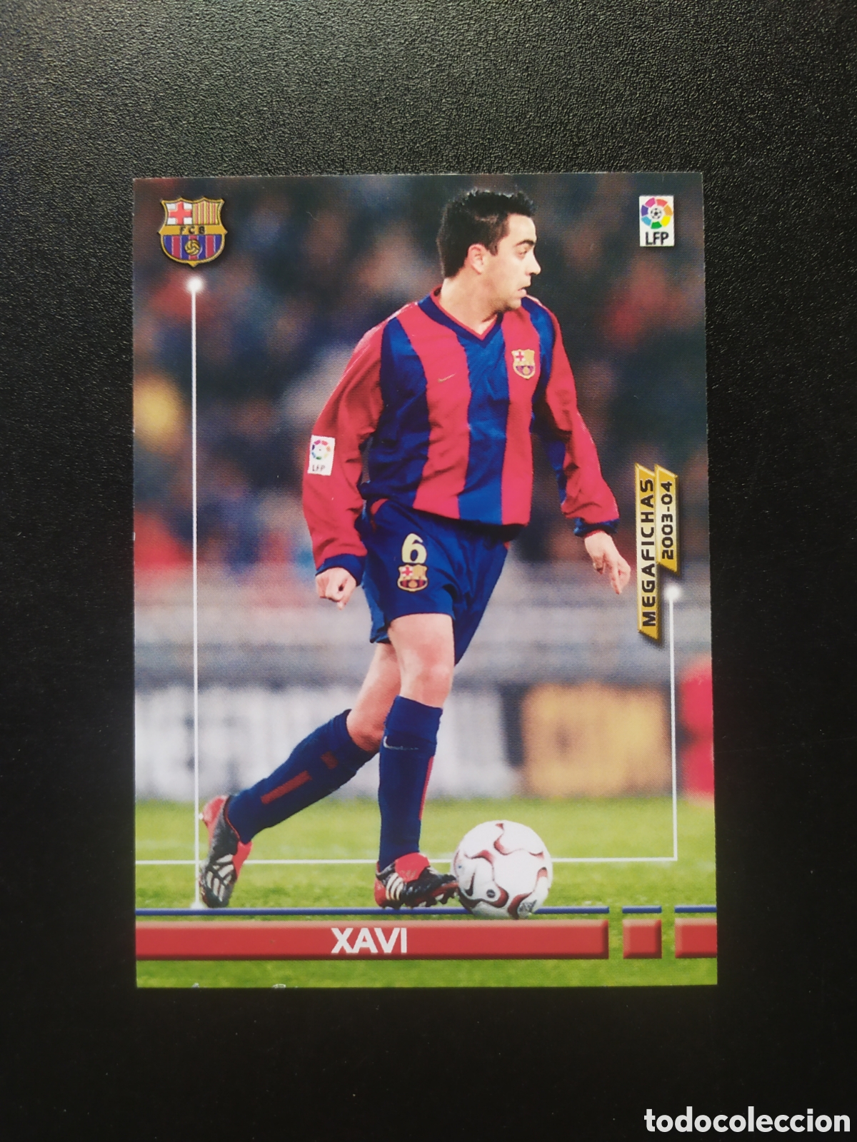 Cromos de F&uacute;tbol: Megafichas 2003 2004 03 04 panini Xavi n&deg; 65 Barcelona megacracks