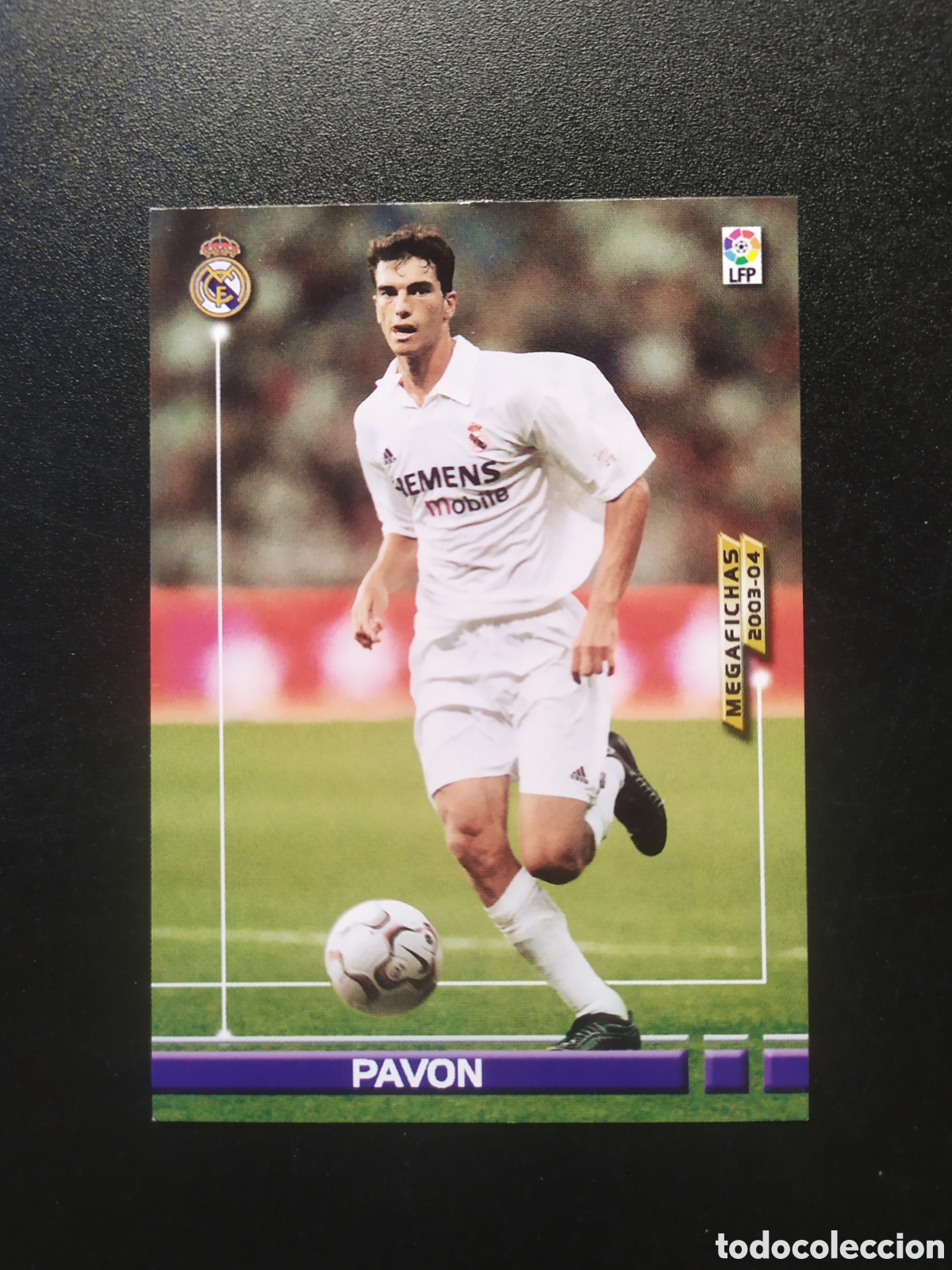 Figurine di Calcio: Megafichas 2003 2004 03 04 panini Pav&oacute;n n&ordm; 149 Real Madrid megacracks