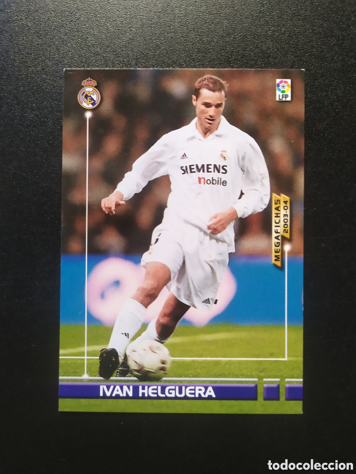 Figurine di Calcio: Megafichas 2003 2004 03 04 panini Iv&aacute;n Helguera n&ordm; 148 Real Madrid megacracks