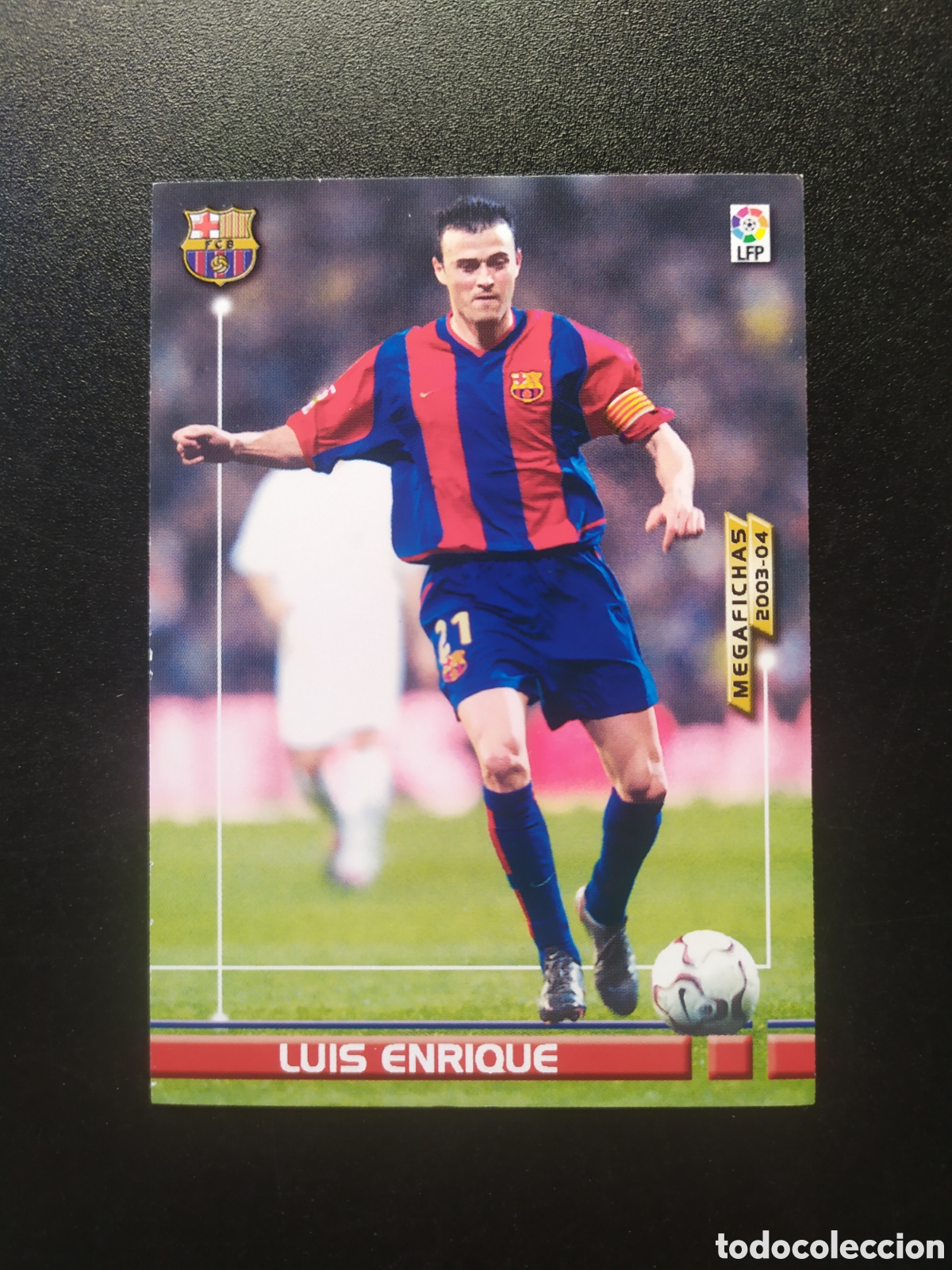 Fu&szlig;ball-Sticker: Megafichas 2003 2004 03 04 panini Luis Enrique n&deg; 69 Barcelona megacracks