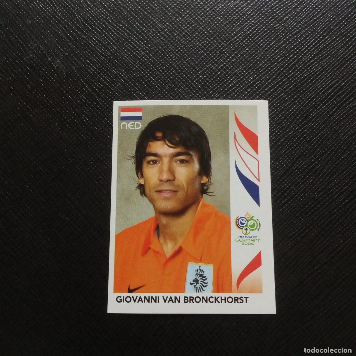Cromos de F&uacute;tbol: 234 VAN BRONCKHORST HOLANDA PANINI MUNDIAL ALEMANIA 2006 CROMO FUTBOL 06 SIN PEGAR - A121 PG307 B