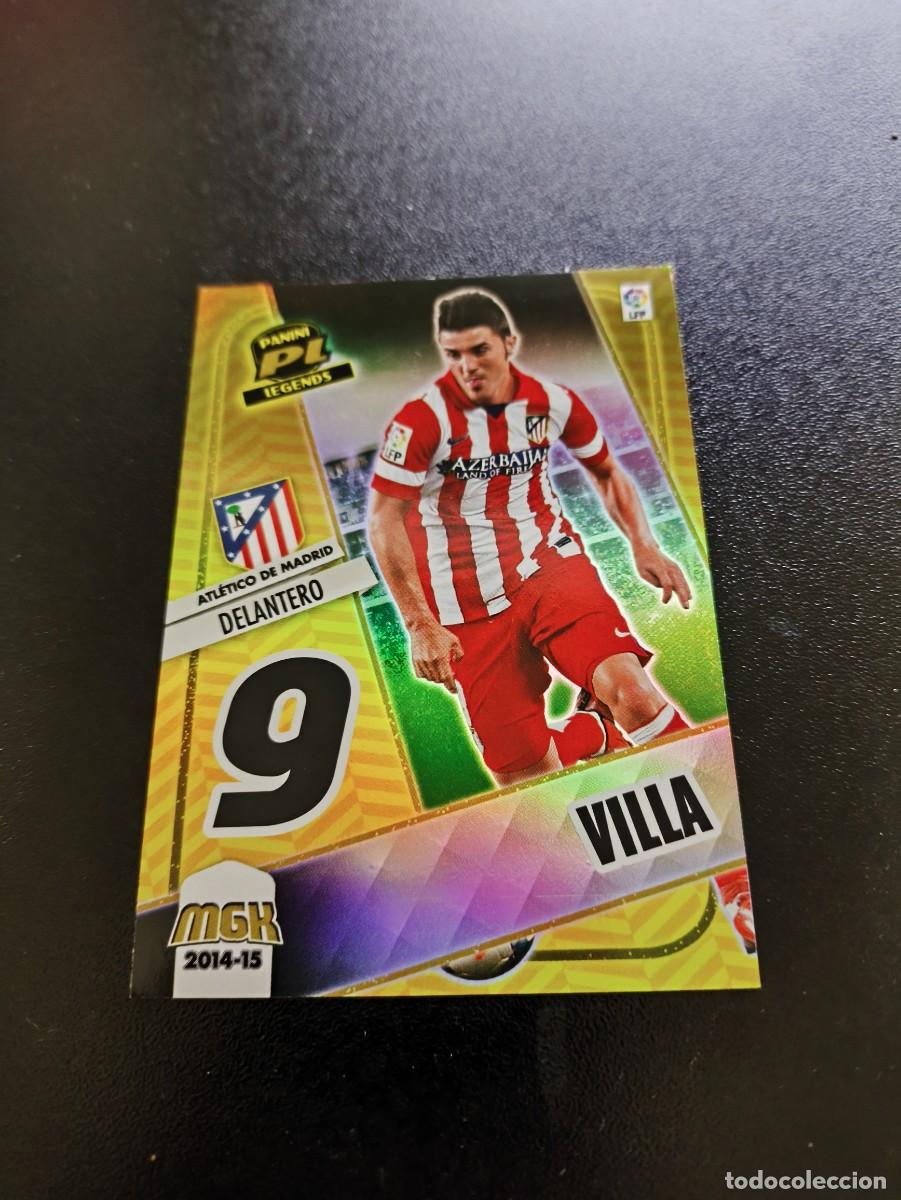 Football Stickers: 438 VILLA ATLETICO DE MADRID LEGENDS MEGACRACKS PANINI ALBUM LIGA 2014 2015 14 15 NO ESTE