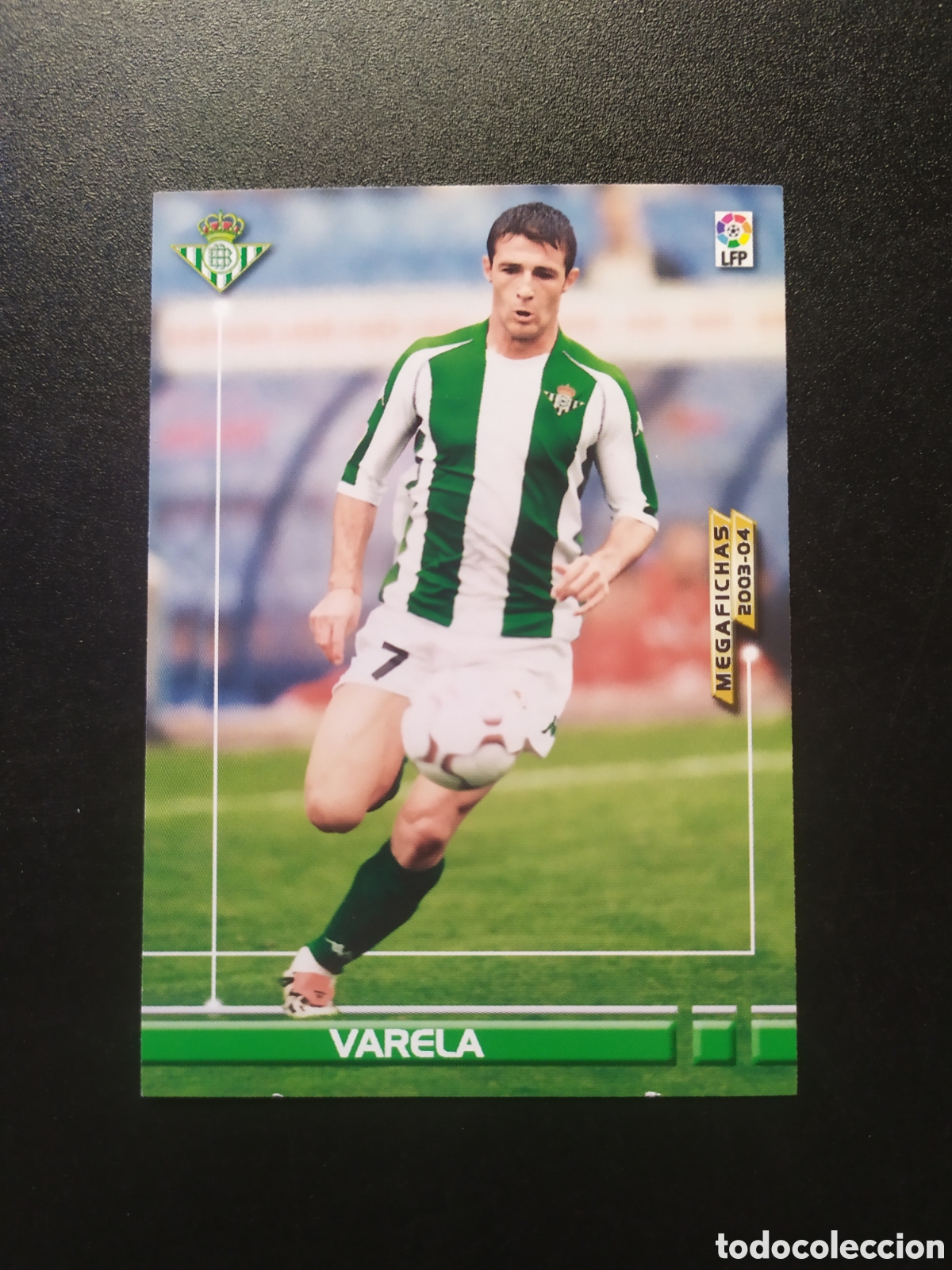 Cromos de F&uacute;tbol: Megafichas 2003 2004 03 04 panini Varela n&ordm; 75 Real Betis megacracks