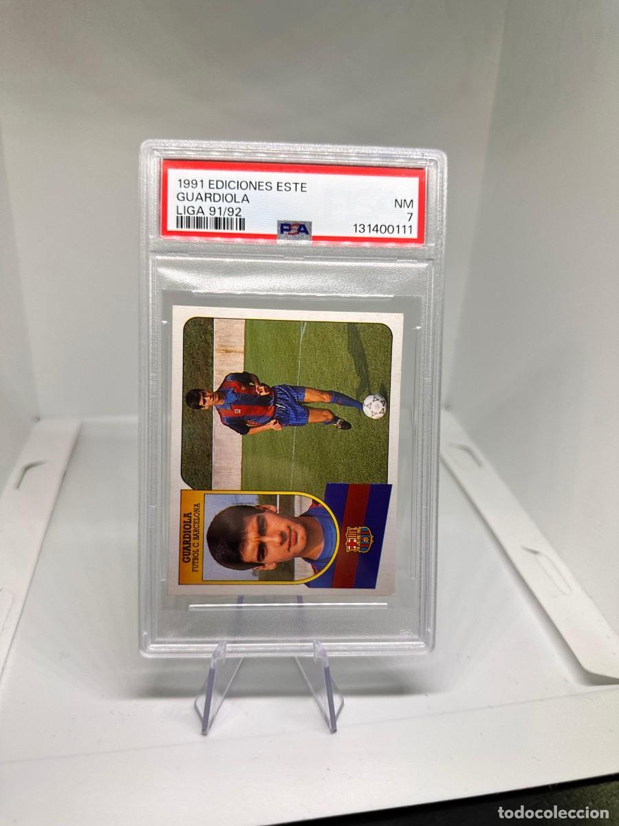 Cromos de F&uacute;tbol: Guardiola Ediciones Este FC Barcelona 1991 1992 PSA 7