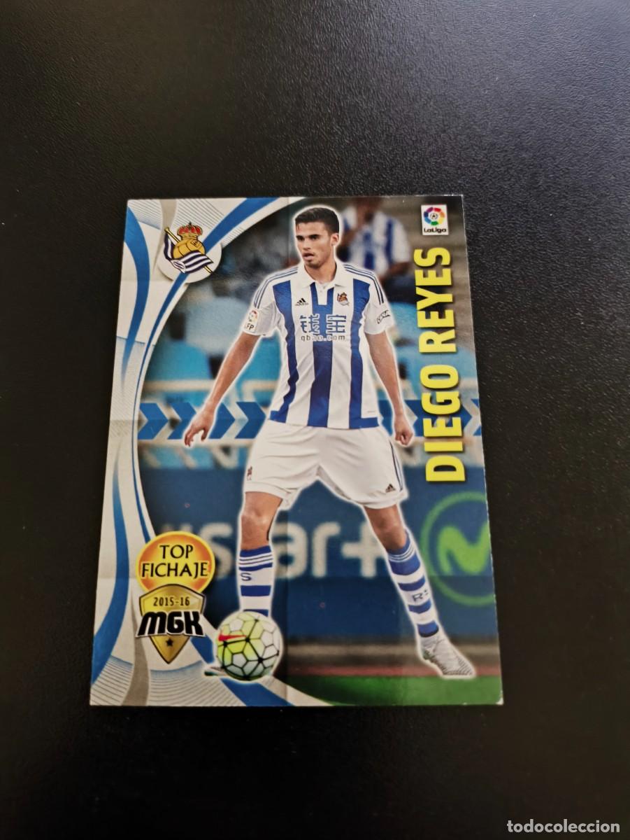Cromos de Futebol: 428 DIEGO REYES REAL SOCIEDAD TOP FICHAJE MEGACRACKS PANINI ALBUM LIGA 2015 2016 15 16 NO ESTE