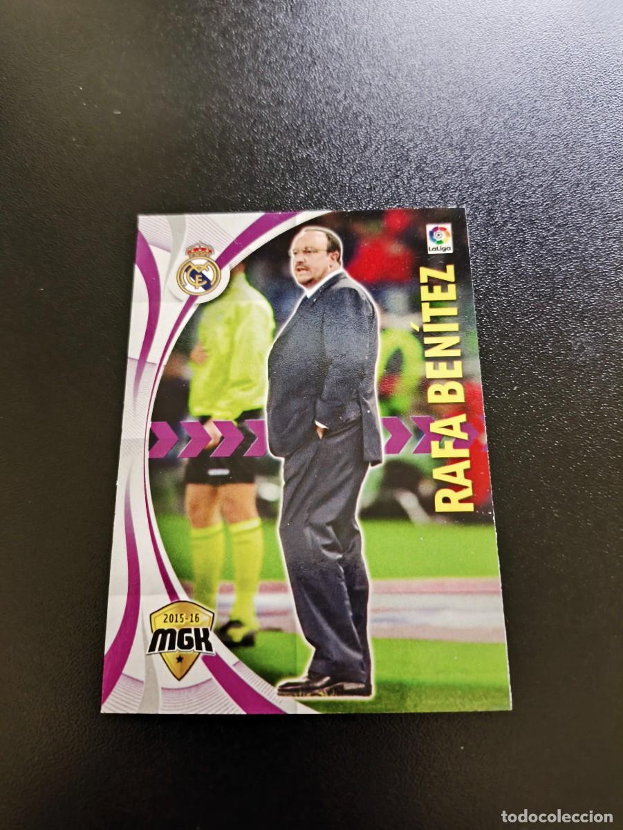 Fu&szlig;ball-Sticker: 326 RAFA BENITEZ REAL MADRID MEGACRACKS PANINI ALBUM LIGA 2015 2016 15 16 NO ESTE