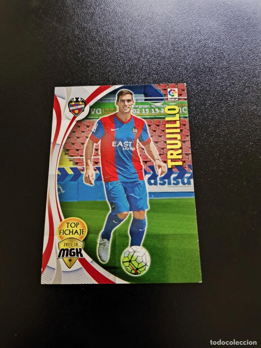 Fu&szlig;ball-Sticker: 321 TRUJILLO TOP FICHAJE LEVANTE MEGACRACKS PANINI ALBUM LIGA 2015 2016 15 16 NO ESTE