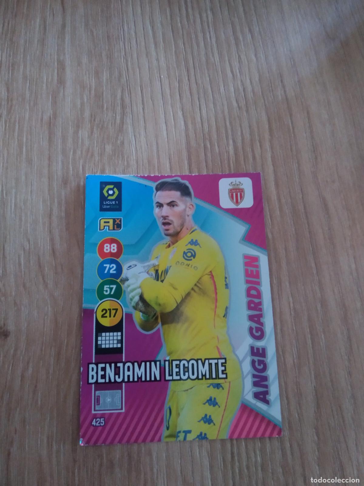Fu&szlig;ball-Sticker: 425 BENJAMIN LECOMTE MONACO CROMO FUTBOL PANINI LIGUE 1 FOOT 21-22 FRANCIA ADRENALYN 2021-2022