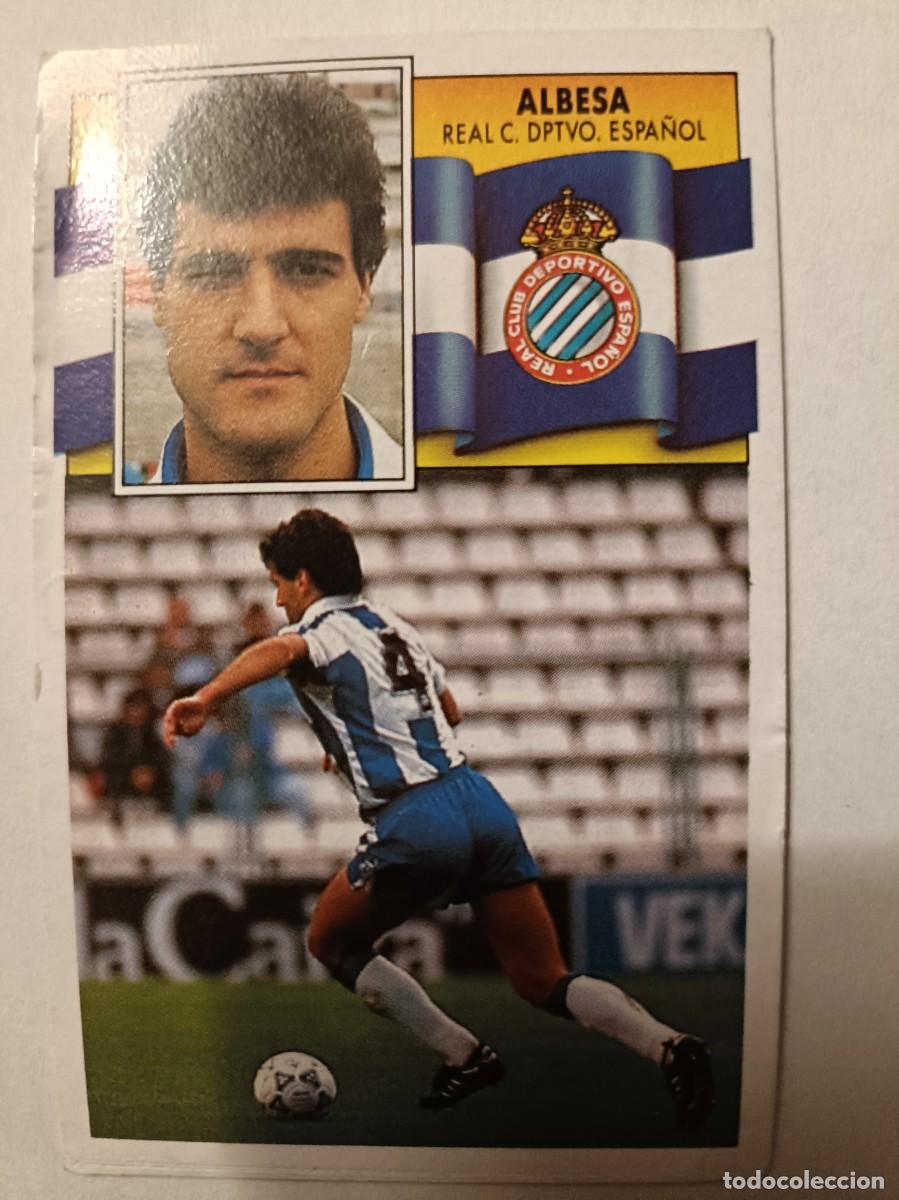 Cromos de Futebol: ALBESA R.C.D. ESPA&Ntilde;OL 90/91 ESTE