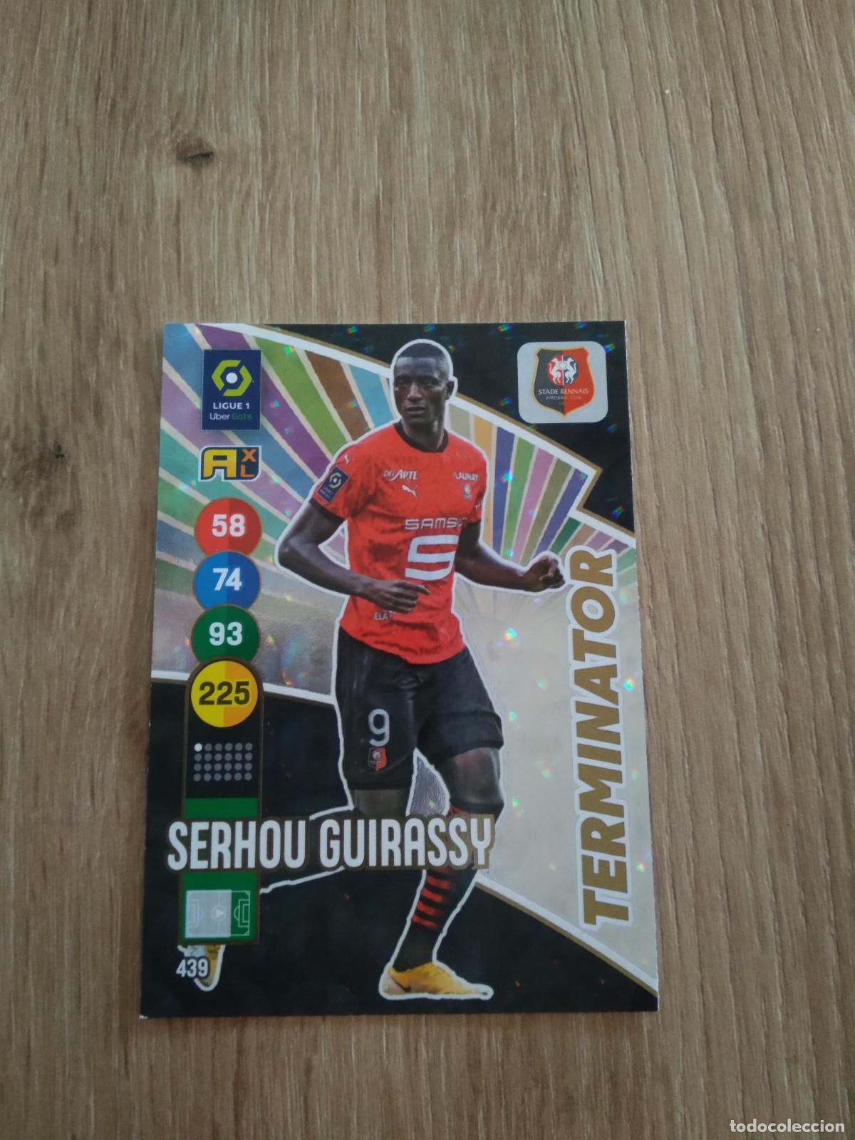 Figurine di Calcio: 439 GUIRASSY STADE RENNAIS CROMO FUTBOL PANINI LIGUE 1 FOOT 21-22 FRANCIA ADRENALYN 2021-2022
