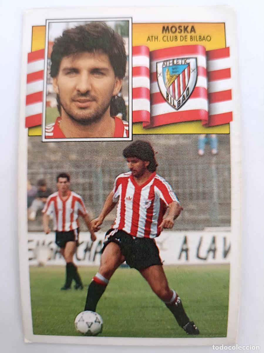 Cromos de f&uacute;tbol: MOSKA (ULTIMO FICHAJE 8) ATHLETIC DE BILBAO 90/91 ESTE