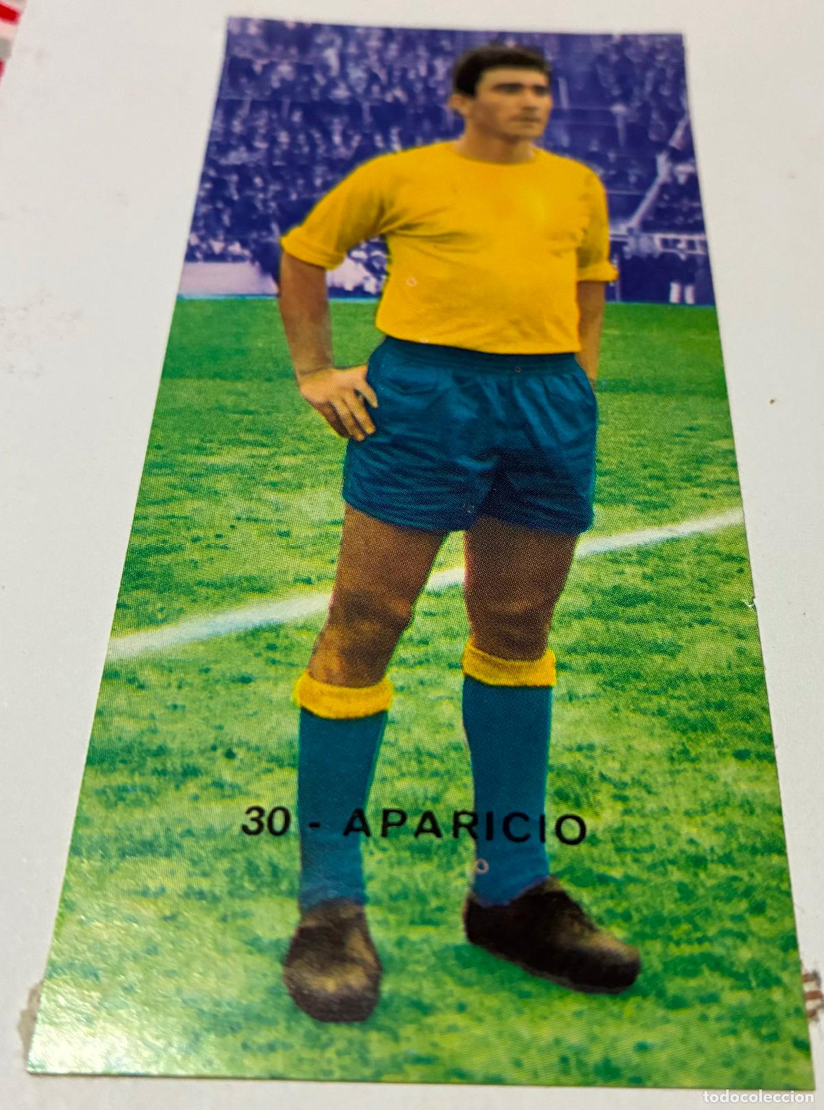 Football Stickers: CROMO FUTBOL RUIZ ROMERO 1968-1969, 68-69, APARICIO Numero 30. LAS PALMAS , Despegado