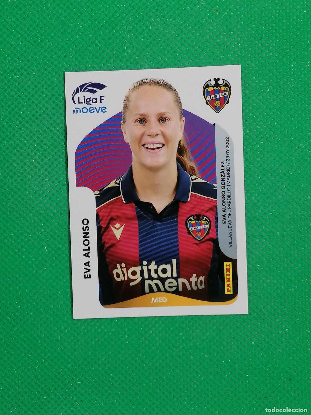 Cromos de f&uacute;tbol: 233 EVA ALONSO LEVANTE ⚽ PANINI LIGA FEMENINA F MOEVE 25 26 2025 2026 ⚽
