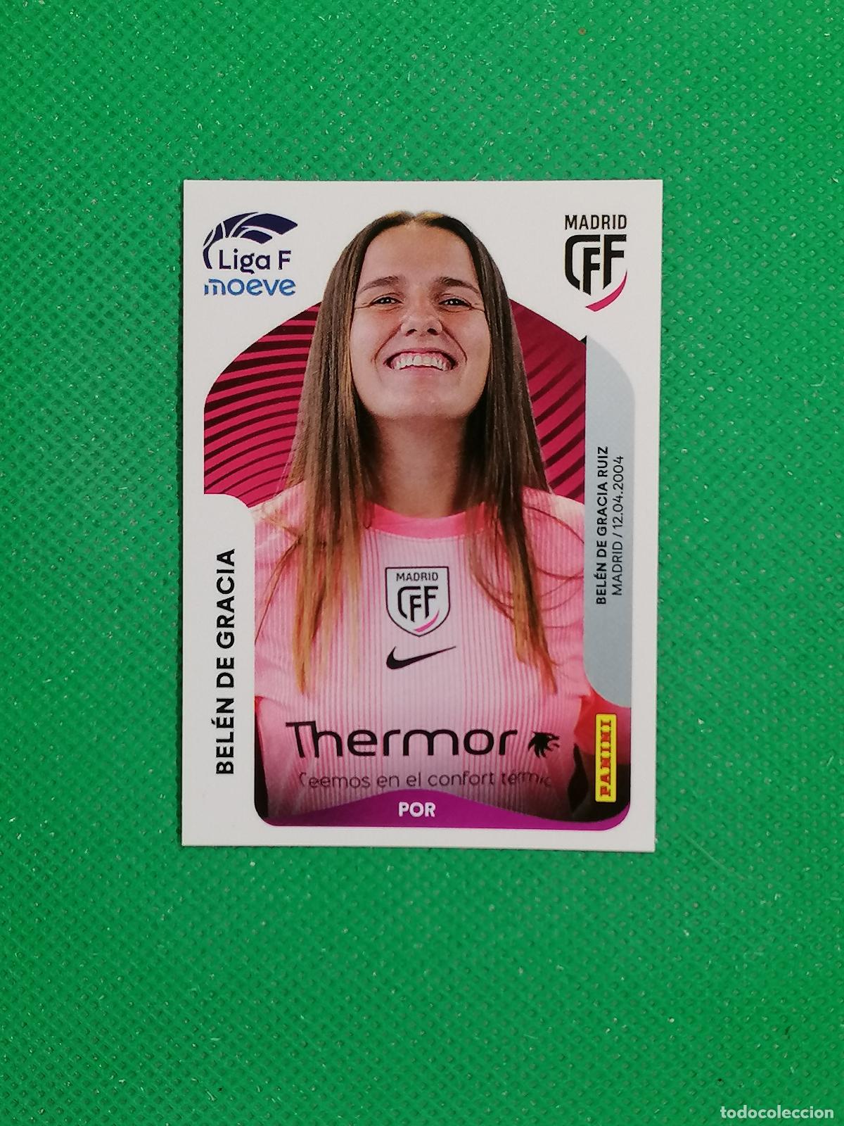 Cromos de F&uacute;tbol: 245 BELEN DE GRACIA MADRID CFF ⚽ PANINI LIGA FEMENINA F MOEVE 25 26 2025 2026 ⚽