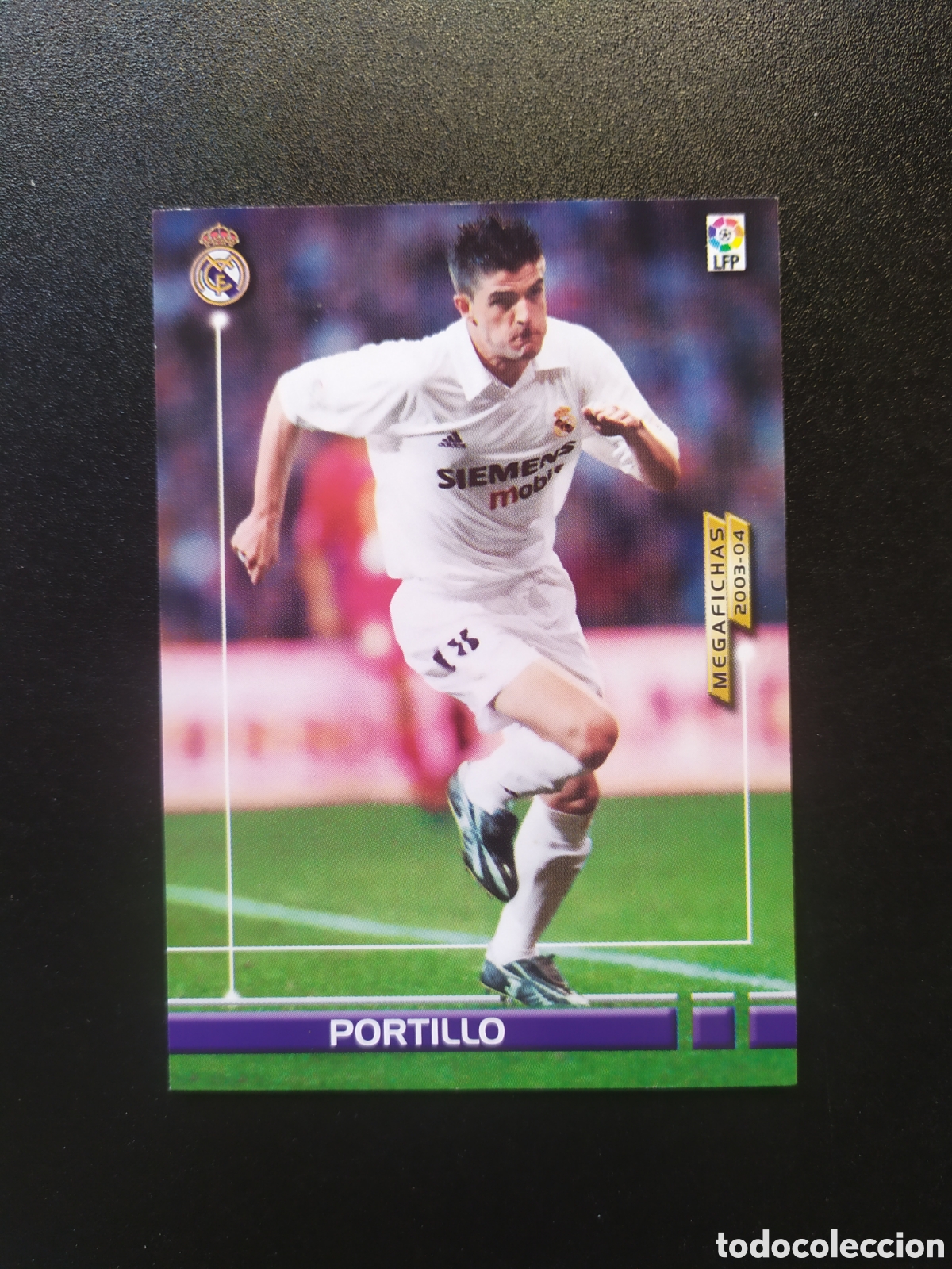 Cartes &agrave; collectionner de Football: Megafichas 2003 2004 03 04 panini Portillo nueva ficha n&deg; 161 bis Real Madrid megacracks