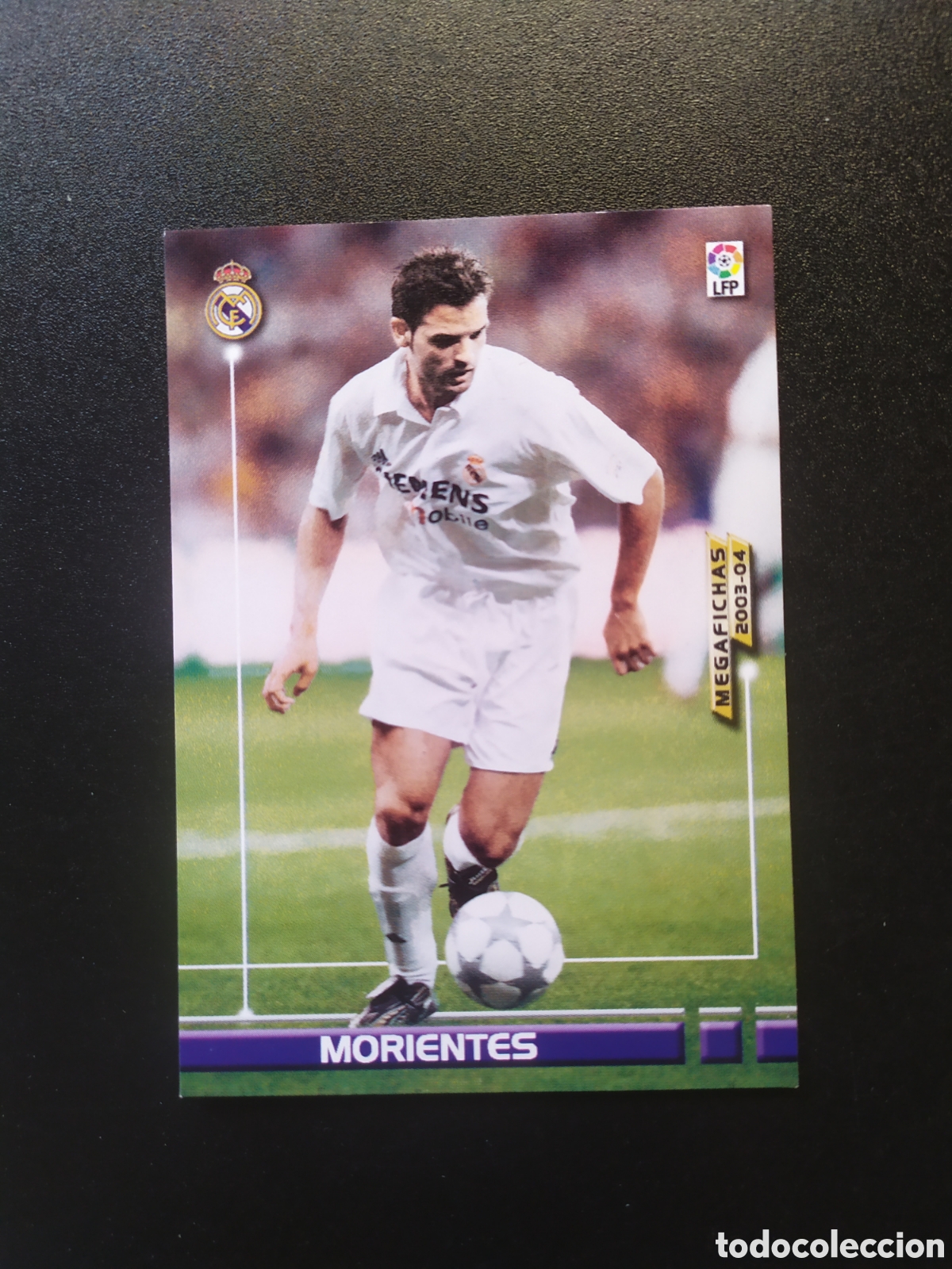 Cartes &agrave; collectionner de Football: Megafichas 2003 2004 03 04 panini Morientes nueva ficha n&deg; 161 Real Madrid megacracks