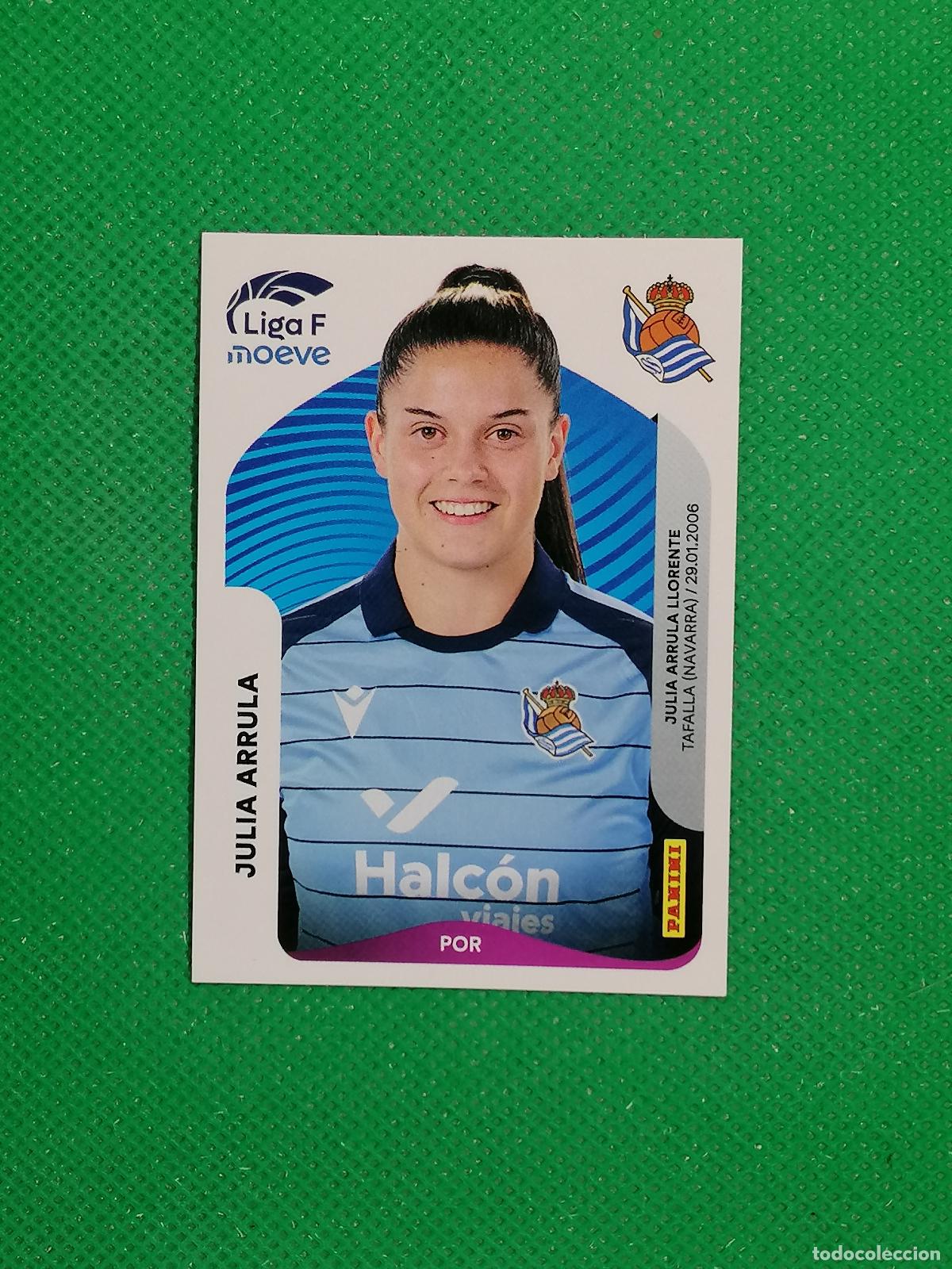 Cromos de F&uacute;tbol: 284 JULIA ARRULA REAL SOCIEDAD ⚽ PANINI LIGA FEMENINA F MOEVE 25 26 2025 2026 ⚽