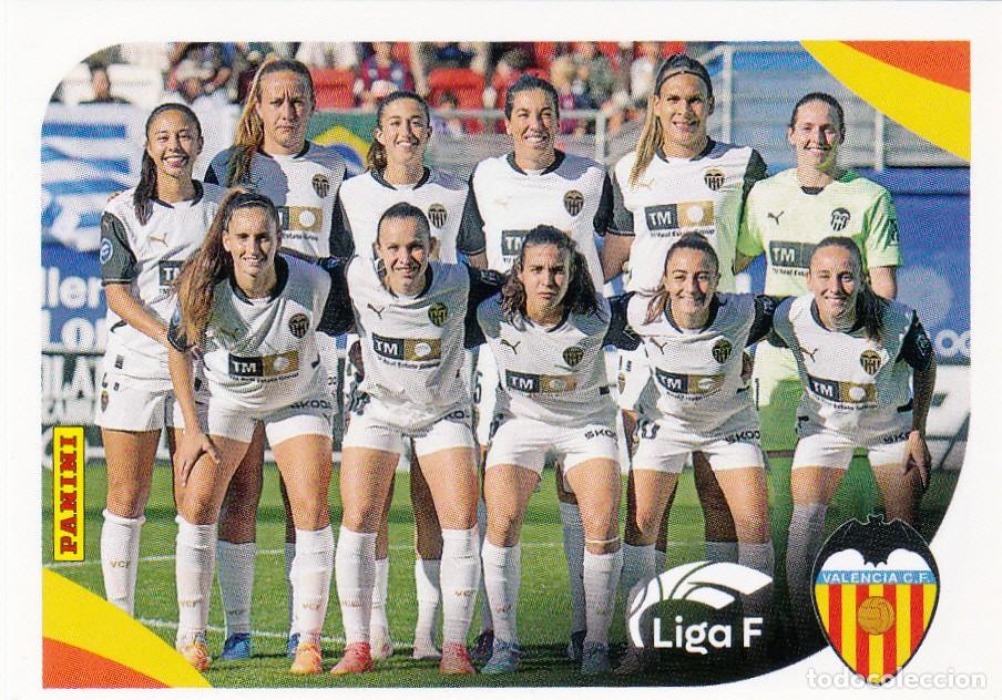 Fu&szlig;ball-Sticker: LIGA F 2024-25 * ALINEACI&Oacute;N N&ordm; 303 DEL VALENCIA * NUEVO DE SOBRE (A-14)