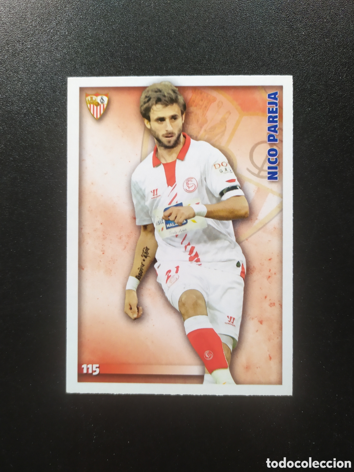 Cromos de Futebol: Mundicromo fichas Liga 2014 2015 14 15 Nico Pareja n&deg; 115 Sevilla