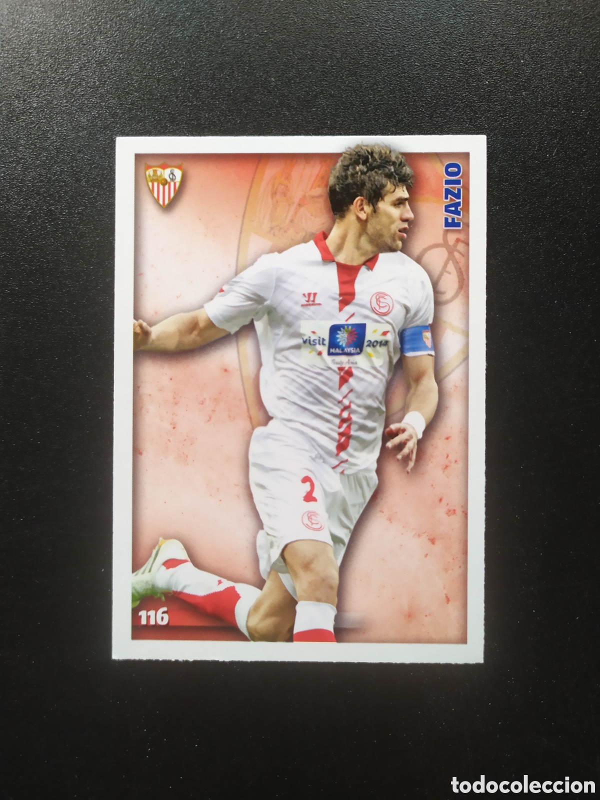 Figurine di Calcio: Mundicromo fichas Liga 2014 2015 14 15 Fazio n&deg; 116 Sevilla