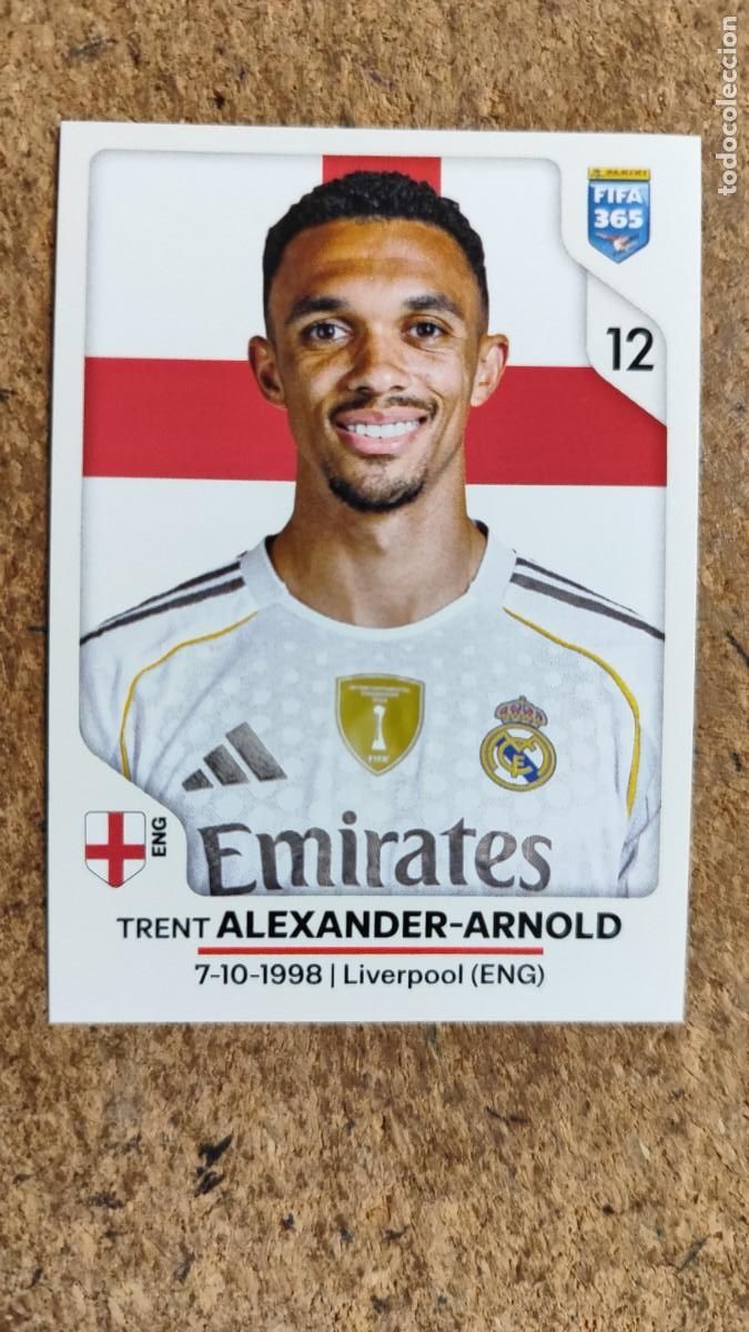 Football Stickers: FIFA 365 2026 UCL STICKER ALEXANDER ARNOLD REAL MADRID # 500 PANINI