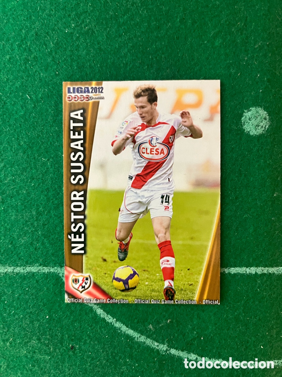 Cromos de F&uacute;tbol: 503 N&Eacute;STOR SUSAETA RAYO VALLECANO LAS FICHAS DE LA LIGA 2011 2012 MUNDICROMO