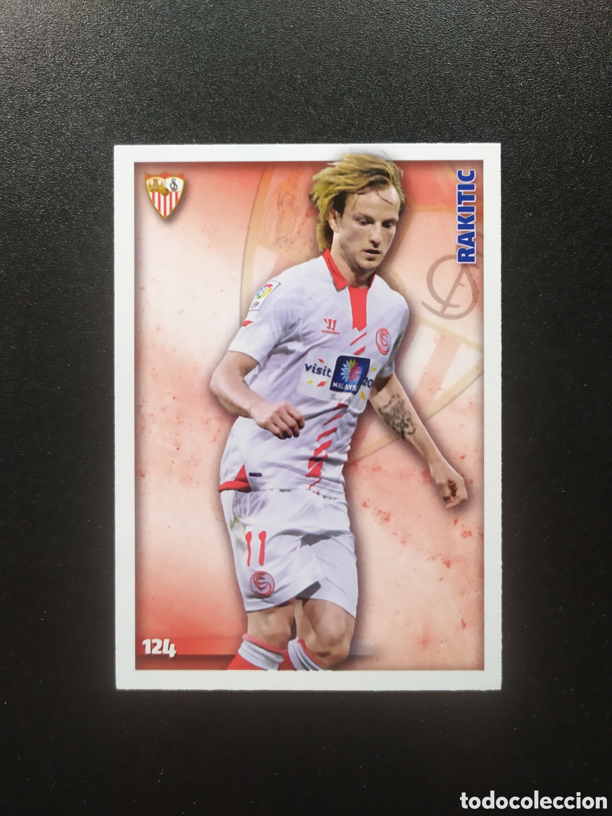Cromos de f&uacute;tbol: Mundicromo fichas Liga 2014 2015 14 15 Rakitic n&deg; 124 Sevilla
