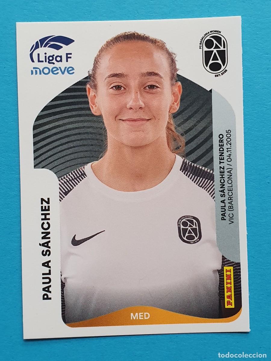 Figurine di Calcio: #74 PAULA S&Aacute;NCHEZ (Badalona) - Panini LIGA F Meove 2025-26