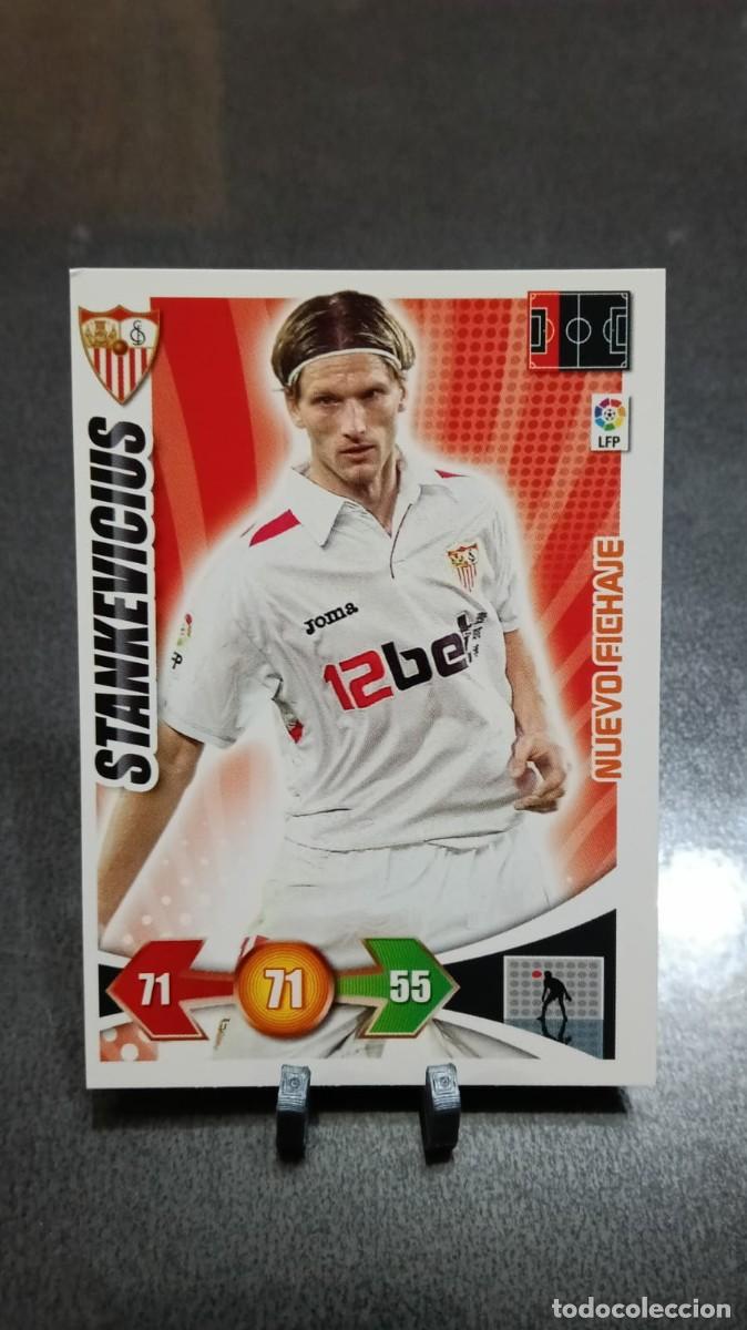Figurine di Calcio: Adrenalyn 09 10 2009 2010 Nuevo Fichaje Stankevicius Sevilla