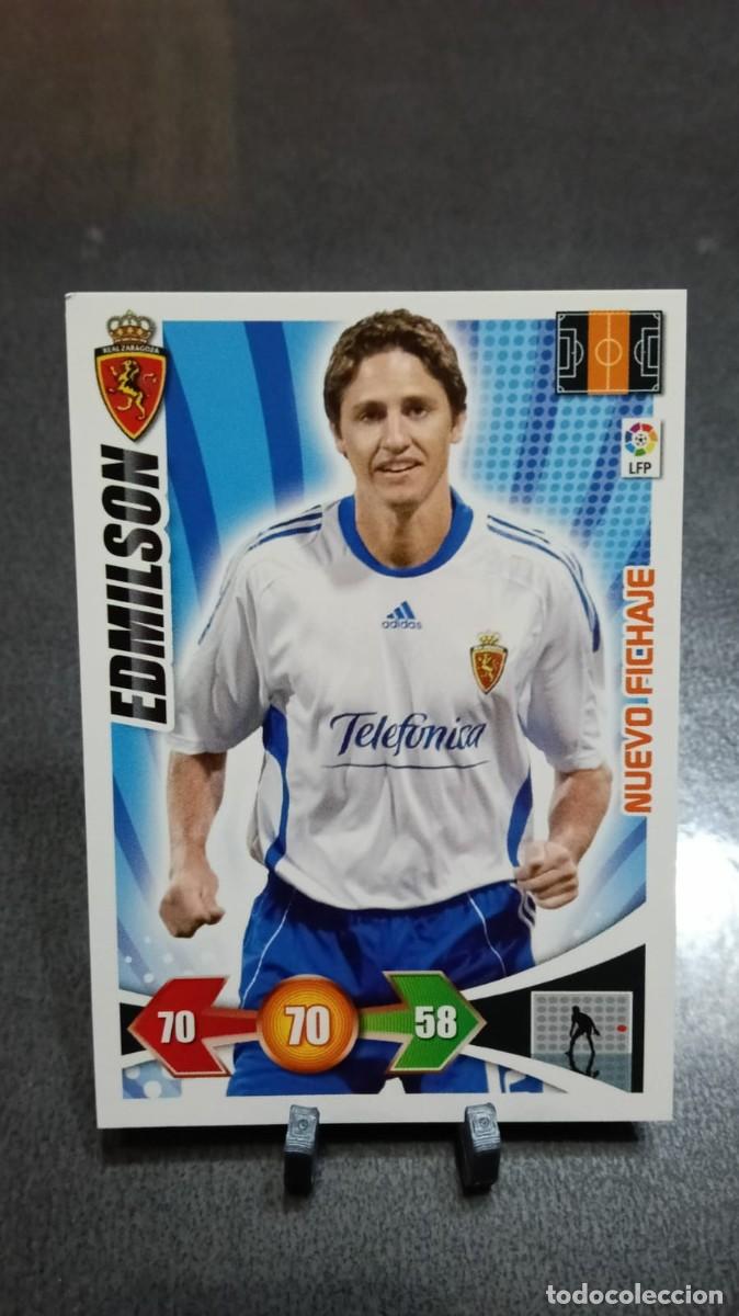 Fu&szlig;ball-Sticker: Adrenalyn 09 10 2009 2010 Nuevo Fichaje Edmilson Zaragoza