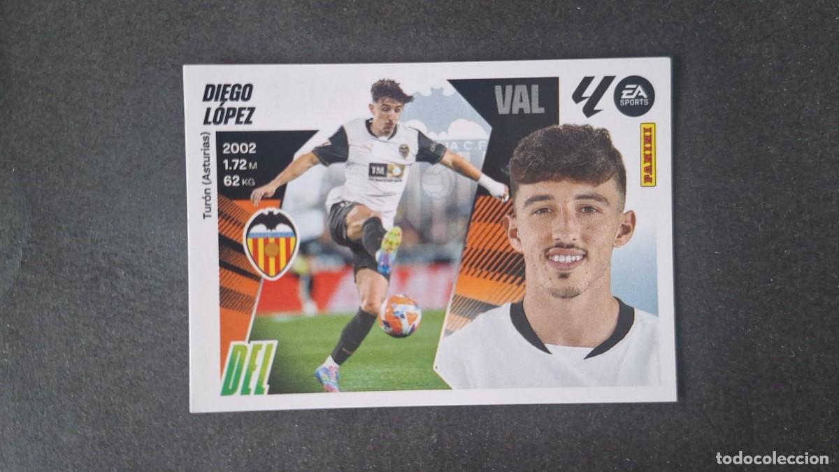 Cromos de f&uacute;tbol: L3 DIEGO LOPEZ VALENCIA C. F. LIGA ESTE 2025/2026 25 26 NUNCA PEGADO SIN PEGAR