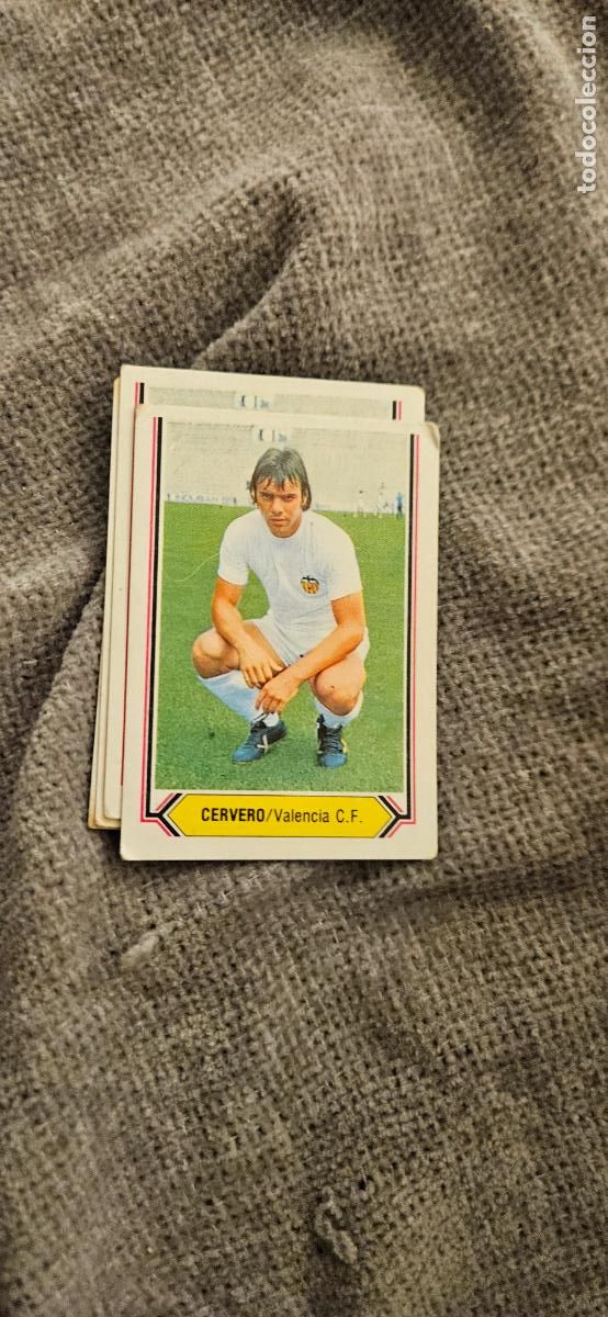 Fu&szlig;ball-Sticker: valencia cervero este 1980 1981 80 81 sin pegar