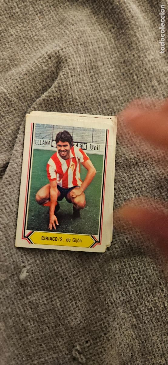 Cromos de F&uacute;tbol: sporting de gijon ciriaco este 1980 1981 80 81 sin pegar