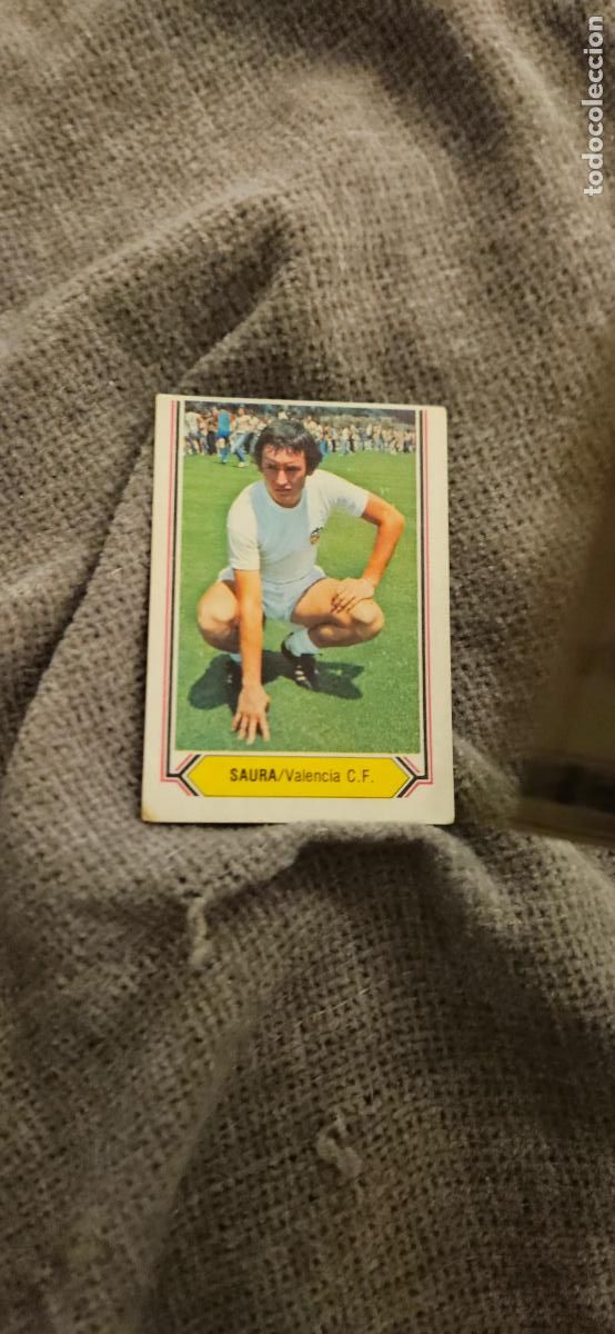 Cromos de f&uacute;tbol: valencia saura este 1980 1981 80 81 sin pegar