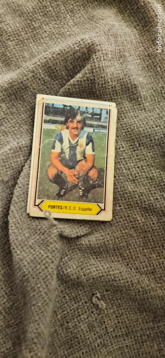 Cromos de f&uacute;tbol: fortes espa&ntilde;ol este 1980 1981 80 81 sin pegar