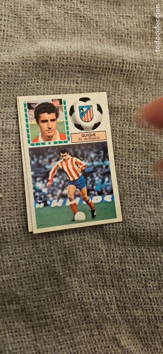Fu&szlig;ball-Sticker: este quique atletico de madrid 1983 1984 83 84 sin pegar trading card