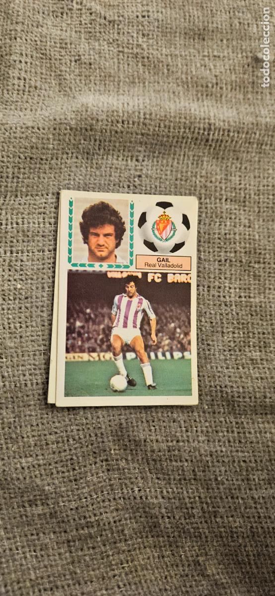 Cromos de F&uacute;tbol: este gail valladolid 1983 1984 83 84 sin pegar trading card