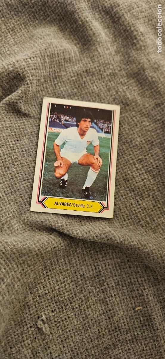 Cromos de F&uacute;tbol: alvarez dificil sevilla este 1980 1981 80 81 sin pegar