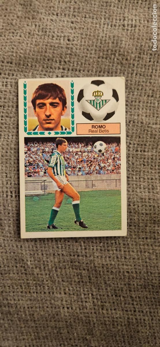 Cromos de F&uacute;tbol: este rbetis romo 1983 1984 83 84 sin pegar trading card