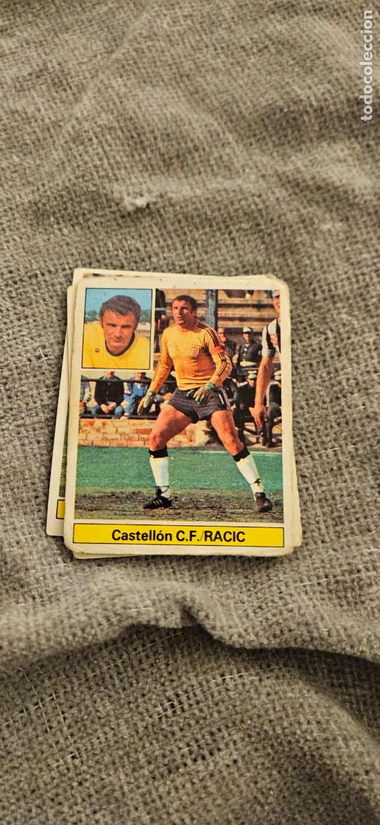 Cromos de F&uacute;tbol: 1981 racic castellon 1982 81 82 este sin pegar trading card