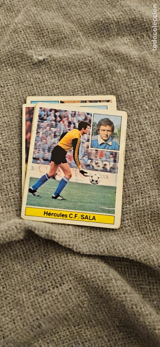 Cromos de F&uacute;tbol: 1981 sala hercules 1982 81 82 este sin pegar trading card